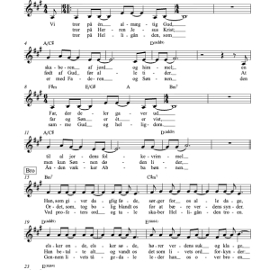 Vi tror på én almægtig Gud